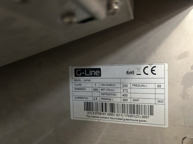 Horeca koelkast 200x74x76, g-line, guf65 - afbeelding 5 van  10