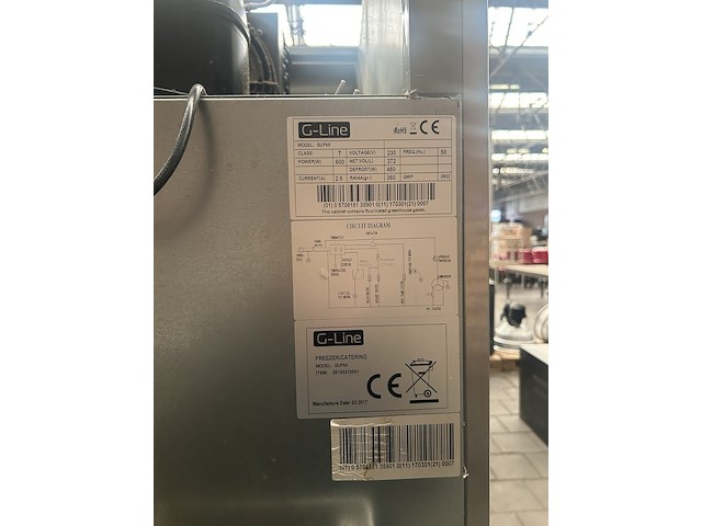 Horeca koelkast 200x74x76, g-line, guf65 - afbeelding 10 van  10