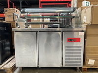 Horeca koelwerkbank 125x79x135 cm - afbeelding 1 van  7