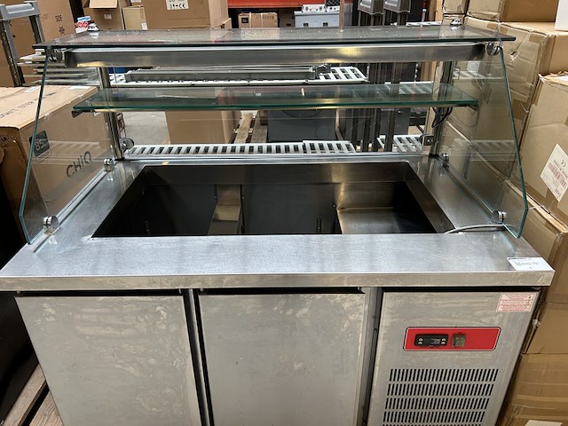 Horeca koelwerkbank 125x79x135 cm - afbeelding 2 van  7