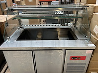 Horeca koelwerkbank 125x79x135 cm - afbeelding 2 van  7