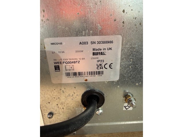 Horeca oven, buffalo, nbco100 - afbeelding 5 van  5