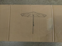 Horeca parasol pure home & garden, gastro star 400, taupe - afbeelding 1 van  3