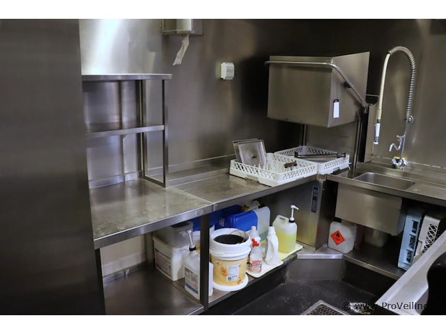 Horeca rvs spoelkeuken incl. vaatwasser - afbeelding 8 van  15