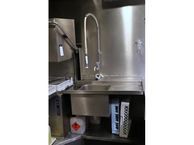 Horeca rvs spoelkeuken incl. vaatwasser - afbeelding 9 van  15