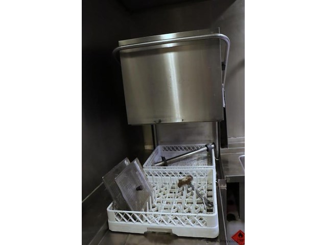 Horeca rvs spoelkeuken incl. vaatwasser - afbeelding 12 van  15