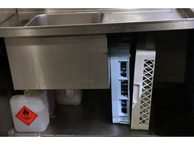 Horeca rvs spoelkeuken incl. vaatwasser - afbeelding 14 van  15