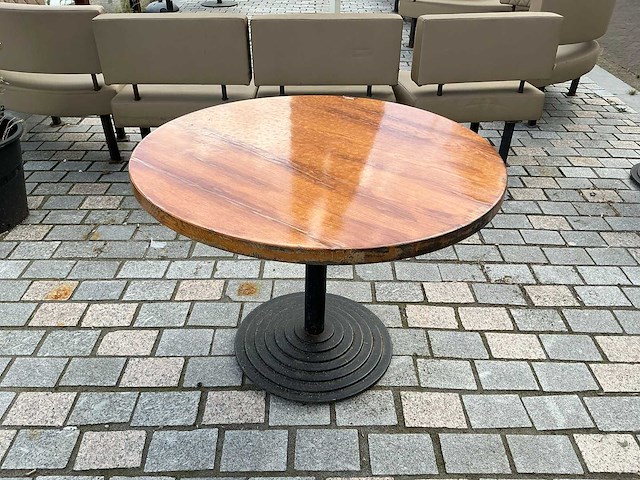 Horeca tafel 110x110 cm - afbeelding 1 van  8