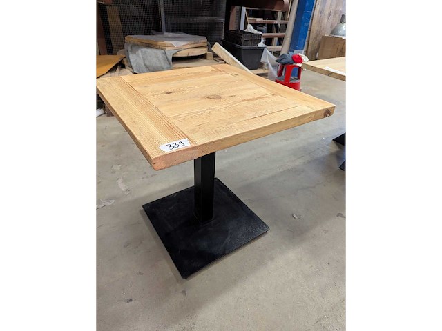 Horeca tafel grenen 70 x 70cm - afbeelding 2 van  3