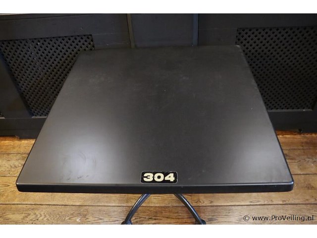 Horeca tafel met gietijzeren onderstel - afbeelding 2 van  4