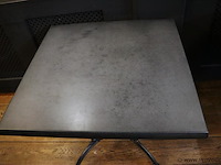 Horeca tafel met gietijzeren onderstel - afbeelding 2 van  5