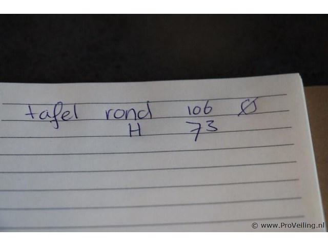 Horeca tafel met gietijzeren onderstel - afbeelding 5 van  5