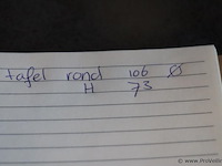 Horeca tafel met gietijzeren onderstel - afbeelding 5 van  5