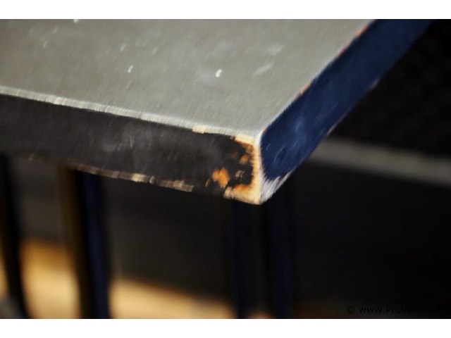 Horeca tafel met gietijzeren onderstel - afbeelding 3 van  5