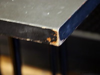 Horeca tafel met gietijzeren onderstel - afbeelding 3 van  5