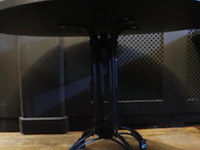 Horeca tafel met gietijzeren onderstel - afbeelding 4 van  5