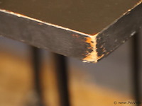 Horeca tafel met gietijzeren onderstel - afbeelding 4 van  6