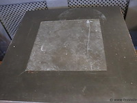 Horeca tafel met gietijzeren onderstel - afbeelding 2 van  5