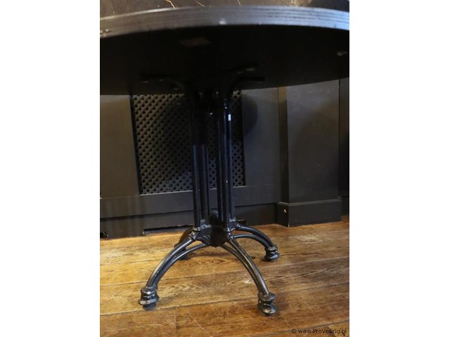 Horeca tafel met gietijzeren onderstel - afbeelding 5 van  6