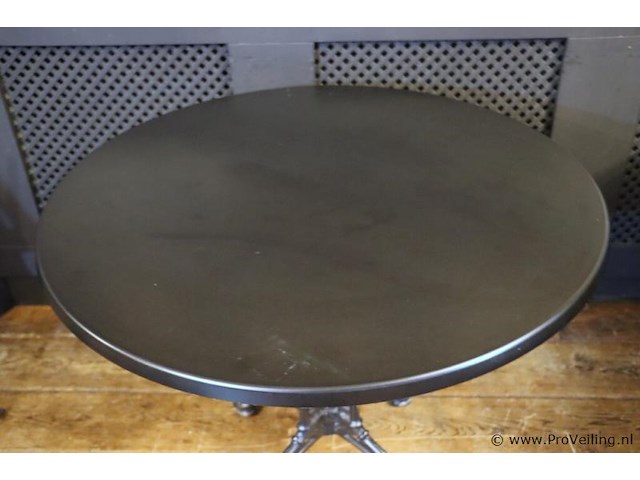 Horeca tafel met gietijzeren onderstel - afbeelding 2 van  4