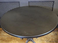 Horeca tafel met gietijzeren onderstel - afbeelding 2 van  4