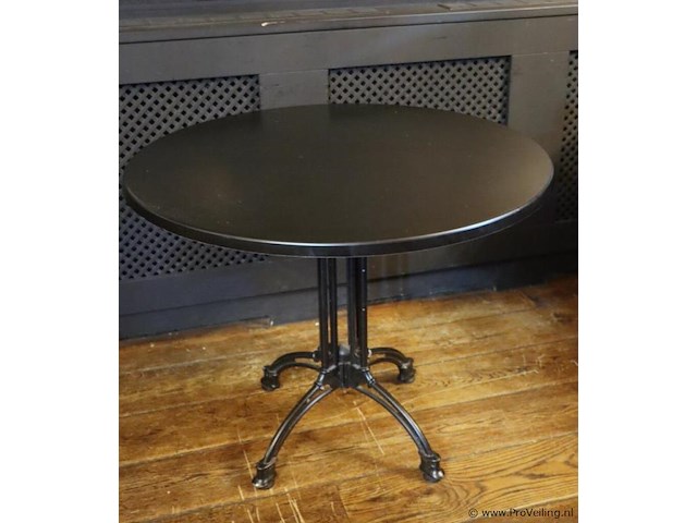 Horeca tafel met gietijzeren onderstel - afbeelding 1 van  4