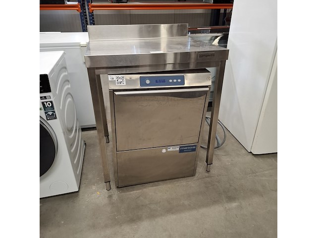 Horeca vaatwasser met rvs werkbank, metos master - afbeelding 2 van  6