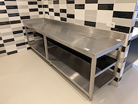 Horeca werktafel, beuk horeca