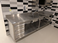 Horeca werktafel, beuk horeca