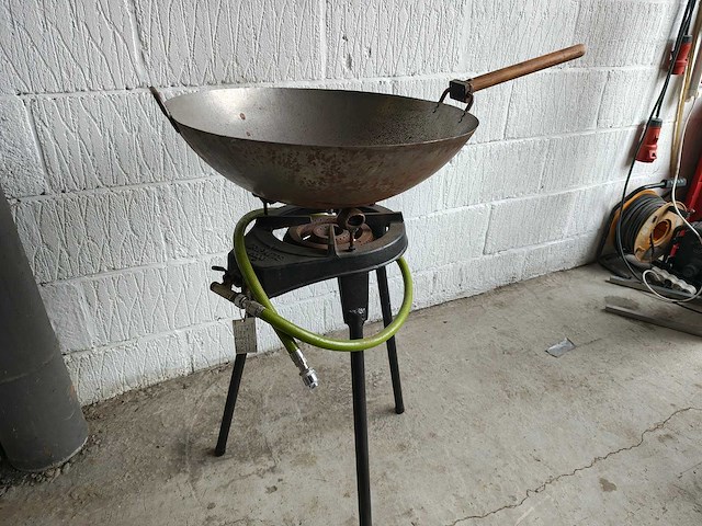 Horeca wokpan op gas - afbeelding 1 van  5