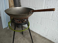 Horeca wokpan op gas - afbeelding 2 van  5