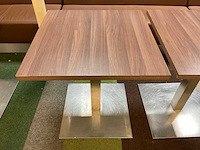 Horecatafel | rvs kolompoot | 70x70 cm - afbeelding 2 van  6