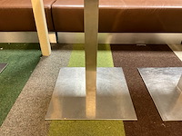 Horecatafel | rvs kolompoot | 70x70 cm - afbeelding 3 van  6