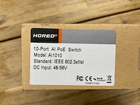 Hored 10-port switch - afbeelding 2 van  2