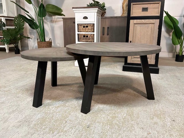 Horis salontafelset van 2 - afbeelding 6 van  8