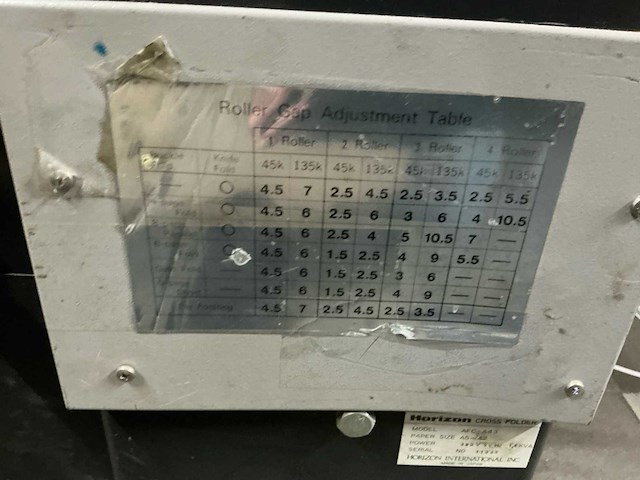 Horizon afc a43 vouwmachine met kruisslag - afbeelding 4 van  24
