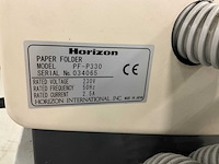 Horizon pf-p330 papiervouwmachine - afbeelding 4 van  7