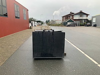 Horizontale dubbelwandige opslagtank