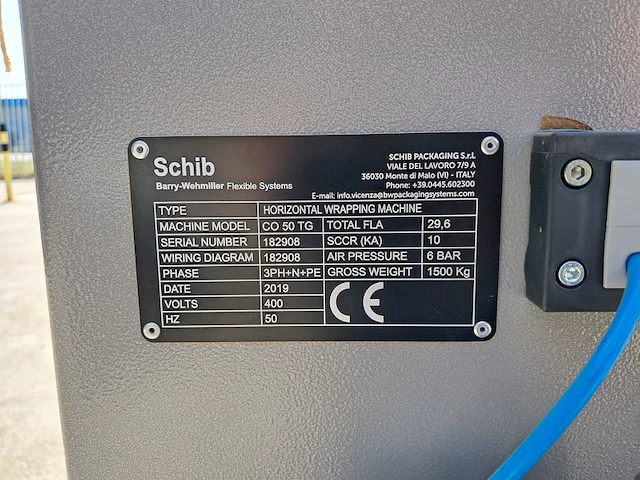 Horizontale flowpackmachine schib, horizontale verpakkingsmachine | co 50 tg, bouwjaar 2019 - afbeelding 32 van  46