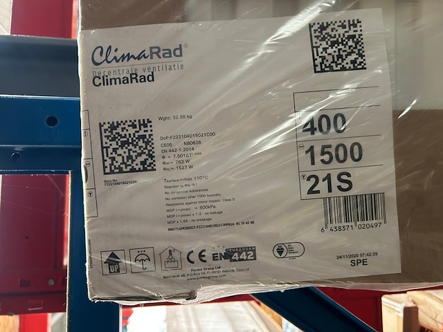 Horizontale paneelradiotor 400x1500 climarad, 21s - afbeelding 2 van  2