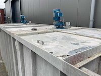 Horizontale rvs opslagmengtank - afbeelding 1 van  3