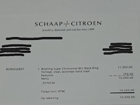 Horloge breitling, super chronomat b01 black ring - afbeelding 8 van  16