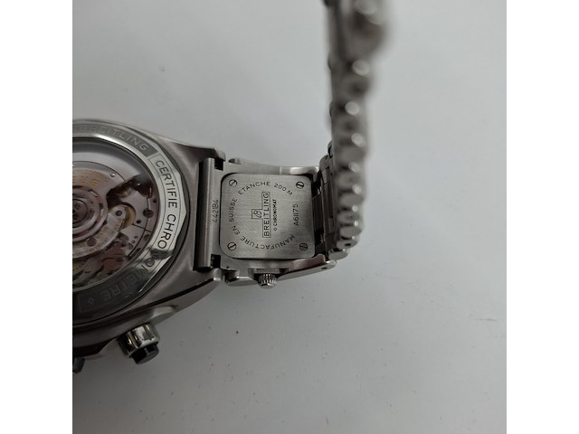 Horloge breitling, super chronomat b01 black ring - afbeelding 15 van  16