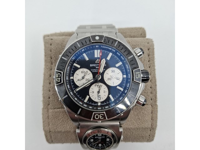 Horloge, breitling, super chronomat b01 black ring - afbeelding 1 van  16
