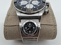 Horloge, breitling, super chronomat b01 black ring - afbeelding 9 van  16