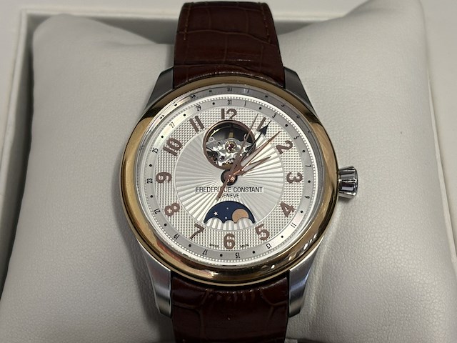 Horloge frédérique constant , heart beat moonphase - afbeelding 3 van  5
