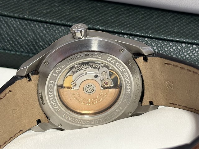 Horloge frédérique constant , heart beat moonphase - afbeelding 5 van  5