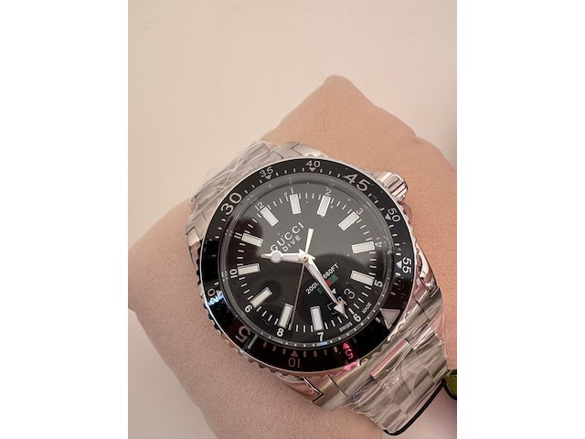 Horloge, gucci, dive watch ya136301a, zwart - afbeelding 3 van  5