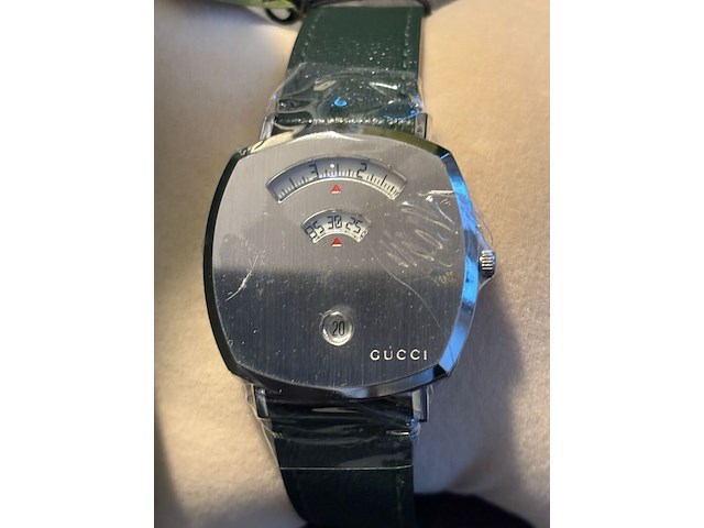 Horloge, gucci, grip ya157412, grijs / chroom - afbeelding 1 van  9