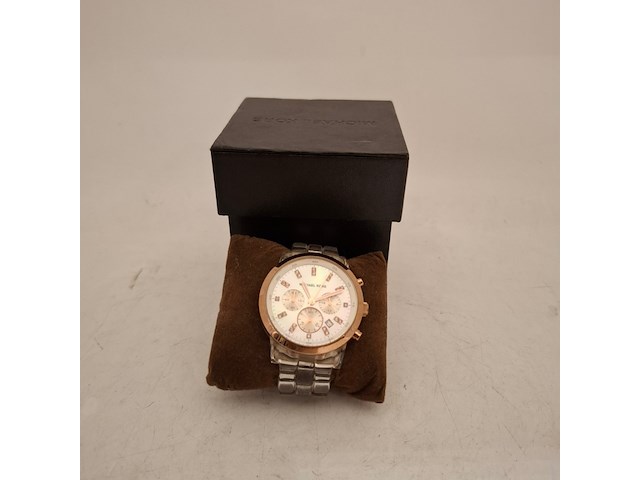 Horloge, michael kors, chronograaf horloge met diamanten - afbeelding 1 van  6